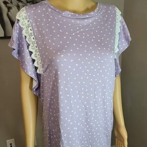 Plus Size Purple Top